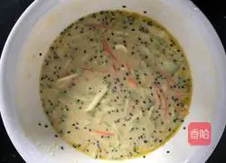 Black sesame pastoral egg pancake recipe 5