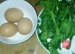 Illustration of how to make spinach omelette with Little Bear Omelette 1