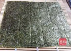 Illustration of how to make sushi 7