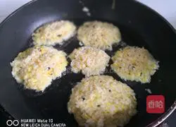 Rice egg pancake recipe 4