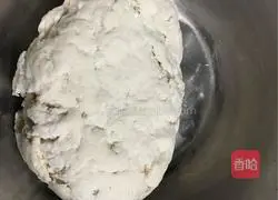 Illustration of how to make sesame paste dough cake 1