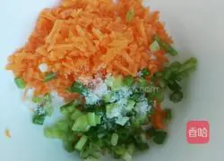 Illustration of how to make fried egg pancake 2