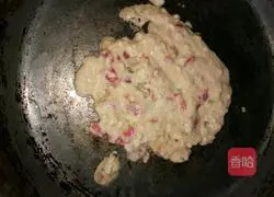 Tomato Tofu Illustration of how to make breakfast pancakes 3