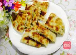 Illustration of how to make salt and pepper and scallion pancake 21