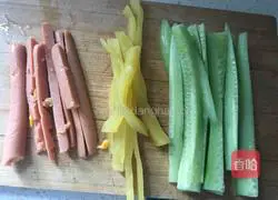 Illustration of how to make sushi at home 1