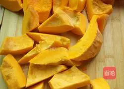 Pumpkin glutinous rice cake recipe 1