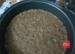 Illustration of the oven version of cream cheesecake 1