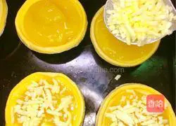 Mango Liquid Egg Tart Recipe Illustration 7