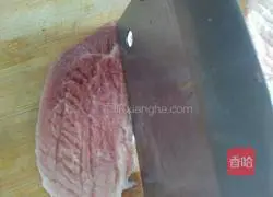 Illustration of how to make fried cumin-flavored meatloaf 2