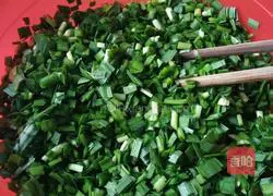 Leek and egg pancake recipe 1