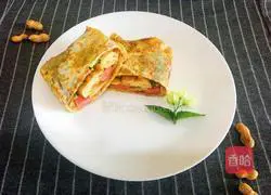 Illustration of how to make egg pancakes (breakfast) 10