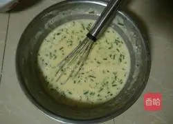 Illustration of how to make Korean egg and green onion pancake 5