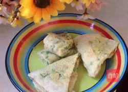 Vegetable egg pancake recipe 7