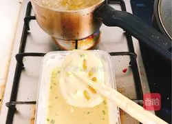 Illustration of how to make fried lotus root cake 5