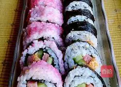 Illustration of how to make Sakura Sushi 9