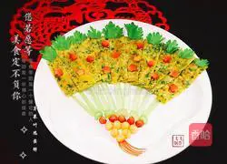 Jade Jade Fan One Illustration of how to make celery leaf omelette 15