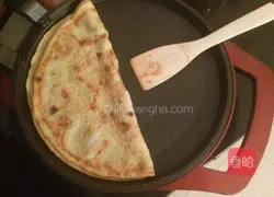 Illustration of how to make fruity sauce pancake 4