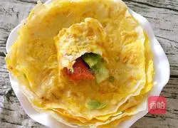 Illustration of how to make egg pancakes 6