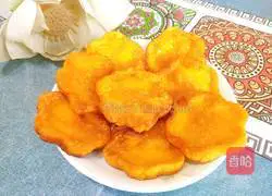 Flower-shaped pumpkin glutinous rice cake recipe 1