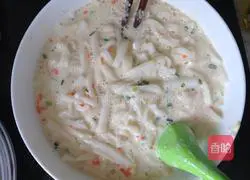 Illustration of how to make shredded radish pancakes 5