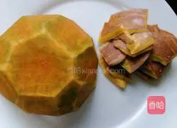 Pumpkin glutinous rice cake Practice illustration 2