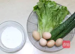 Illustration of how to make egg pancakes 1