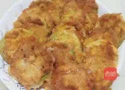 Illustration of how to make pan-fried zucchini pancakes 8