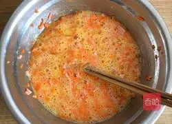 Quick Breakfast: Recipe for Carrot, Ham and Egg Pancakes 3