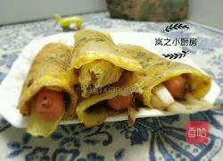 Illustration of how to make pancakes and fruits 10