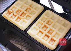 Illustration of how to make ice cream waffles 22