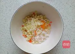 Illustration of how to make rice and zucchini cakes 6