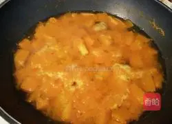 Illustration of how to make garlic pumpkin cake 6