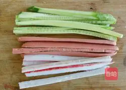 Illustration of how to make sushi rolls 3