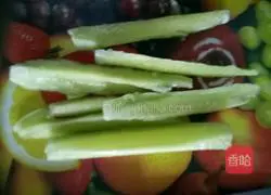 Illustration of how to make meat floss sushi 1