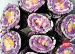 Purple potato sushi recipe illustration 5