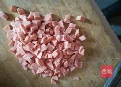 Illustration of how to make ham and potato pancakes 2