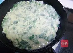 Illustration of how to make dandelion pancakes 9