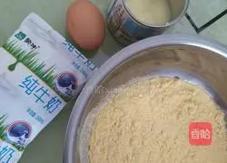 Milk-flavored corn cake recipe 1