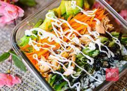 Illustration of how to make sushi rice 8