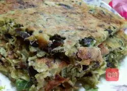 Illustration of how to make sophora flower egg pancakes 8