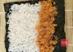 Illustration of how to make sushi 5