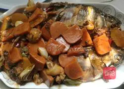 Illustration of how to make crucian carp cakes 11