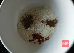 Illustration of how to make salt and pepper pancakes 4