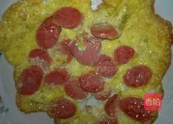 Egg and ham pancake recipe 3