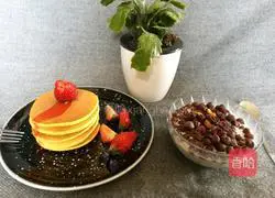 Illustration of how to make corn milk waffles 1