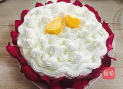 Illustration of how to make rice cooker cream cake 5