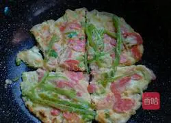 Green pepper egg pancake recipe 5