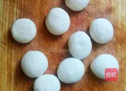 Illustration of how to make pancakes with bean paste 2