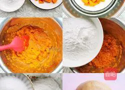 Pumpkin glutinous rice cake recipe 1
