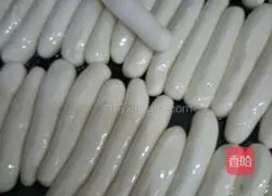 Illustration of how to make shredded radish cake 3